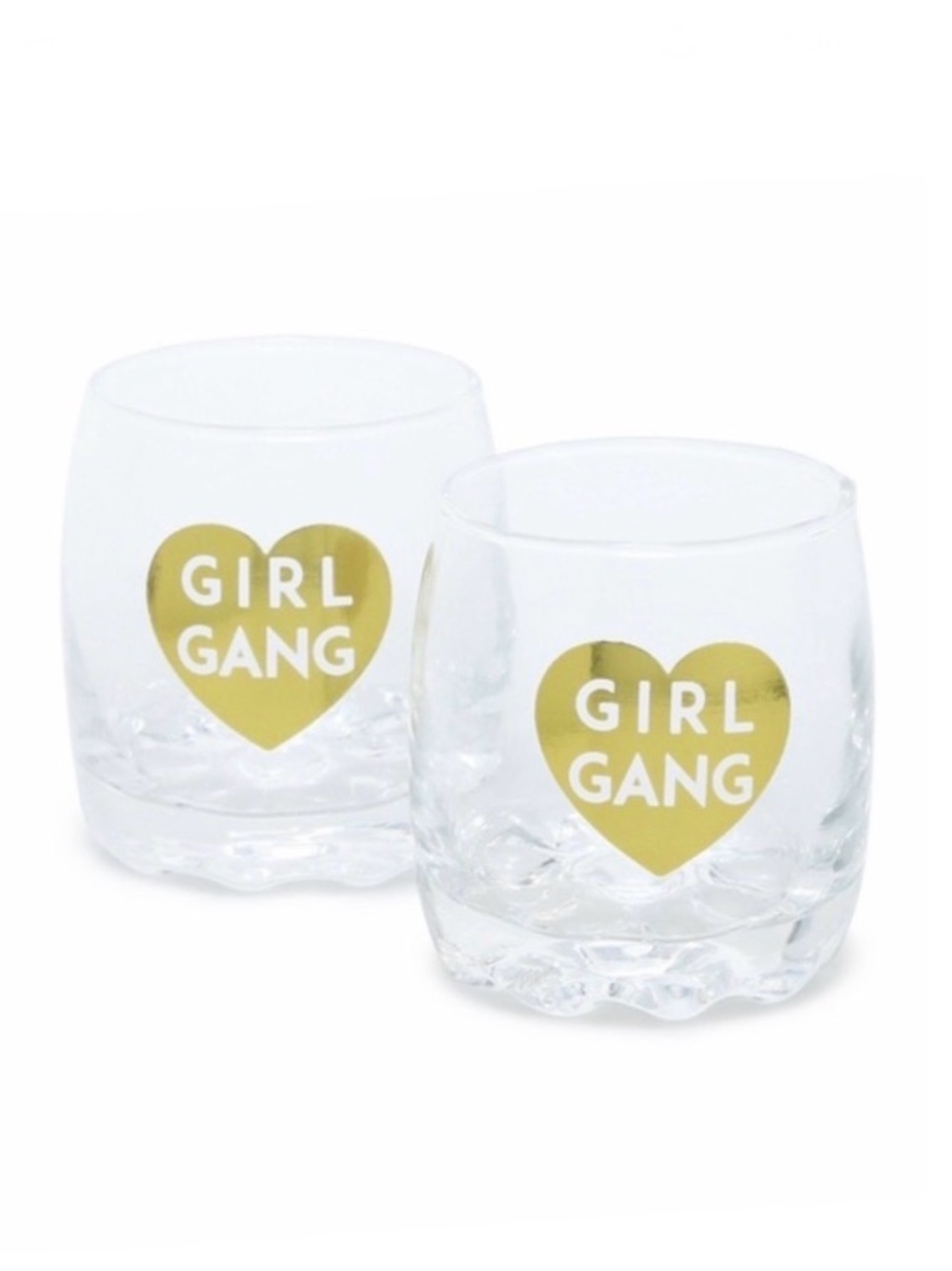 Shot Glass Set Of 4  “Girl Gang” Drinkware Bar